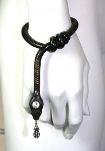 Unusual Victorian Black Snake Bracelet