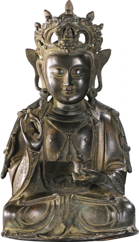 亚洲艺术 拍卖信息 Lot 123 明 铜观音坐像