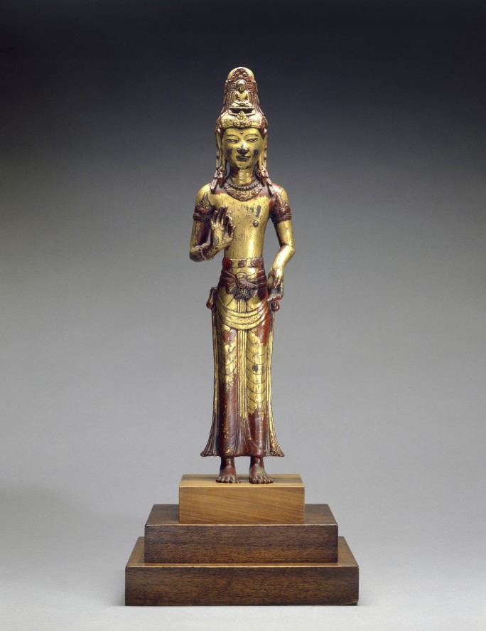 FIG. 1 "ALL VICTORIOUS" GUANYIN BODHISATTVA, GILT BRONZE WITH LACQUER, YUNNAN PROVINCE, 1147-72, SAN DIEGO MUSEUM OF ART ©MUSEUM PURCHASE WITH FUNDS PROVIDED BY THE HELEN M. TOWLE BEQUEST / BRIDGEMAN IMAGES