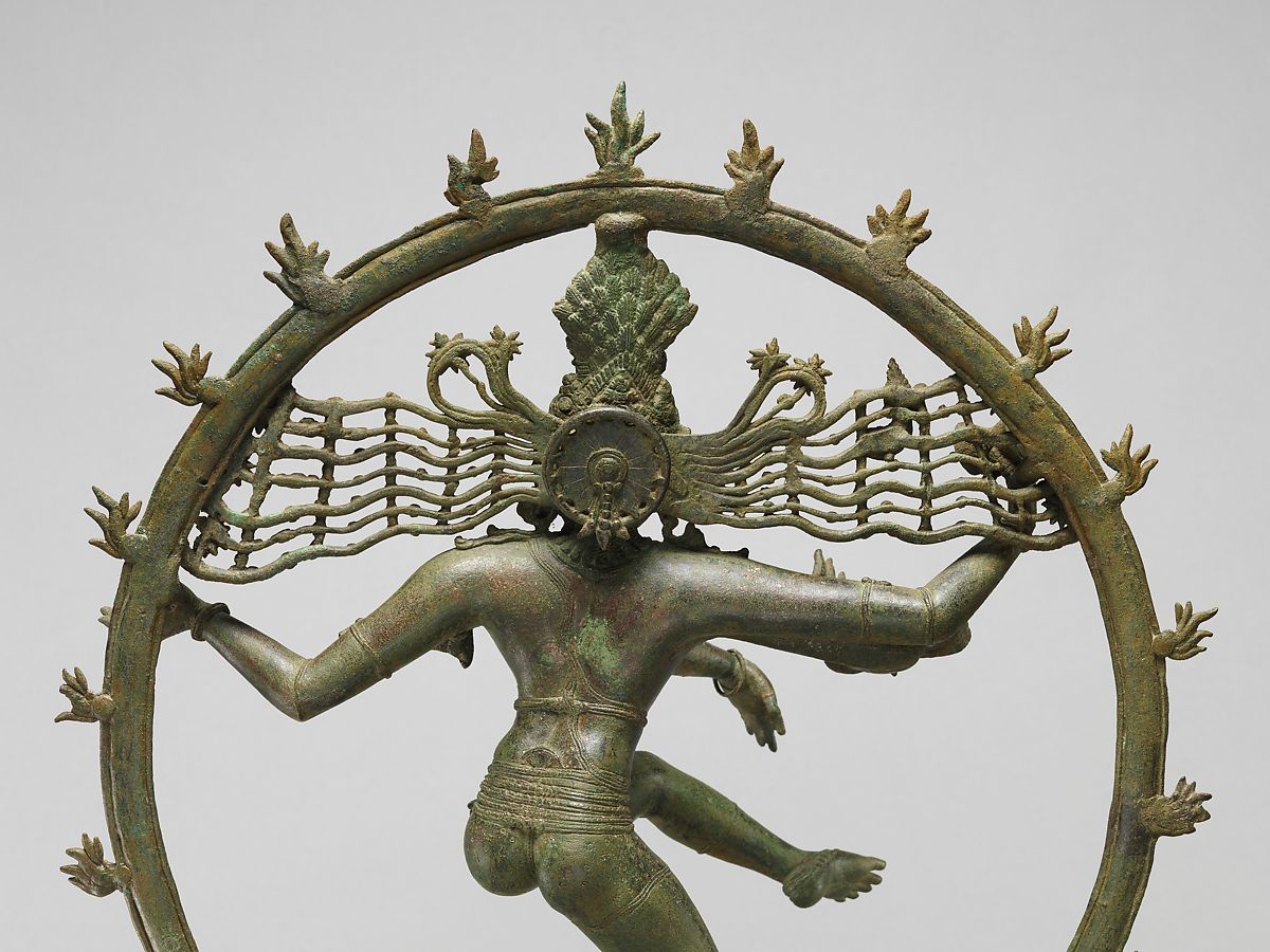纽约大都会博物馆 印度 铜鎏金 湿婆舞王佛 Shiva as Lord of Dance (Shiva Nataraja), Copper alloy, India (Tamil Nadu) late 12th–early 13th century