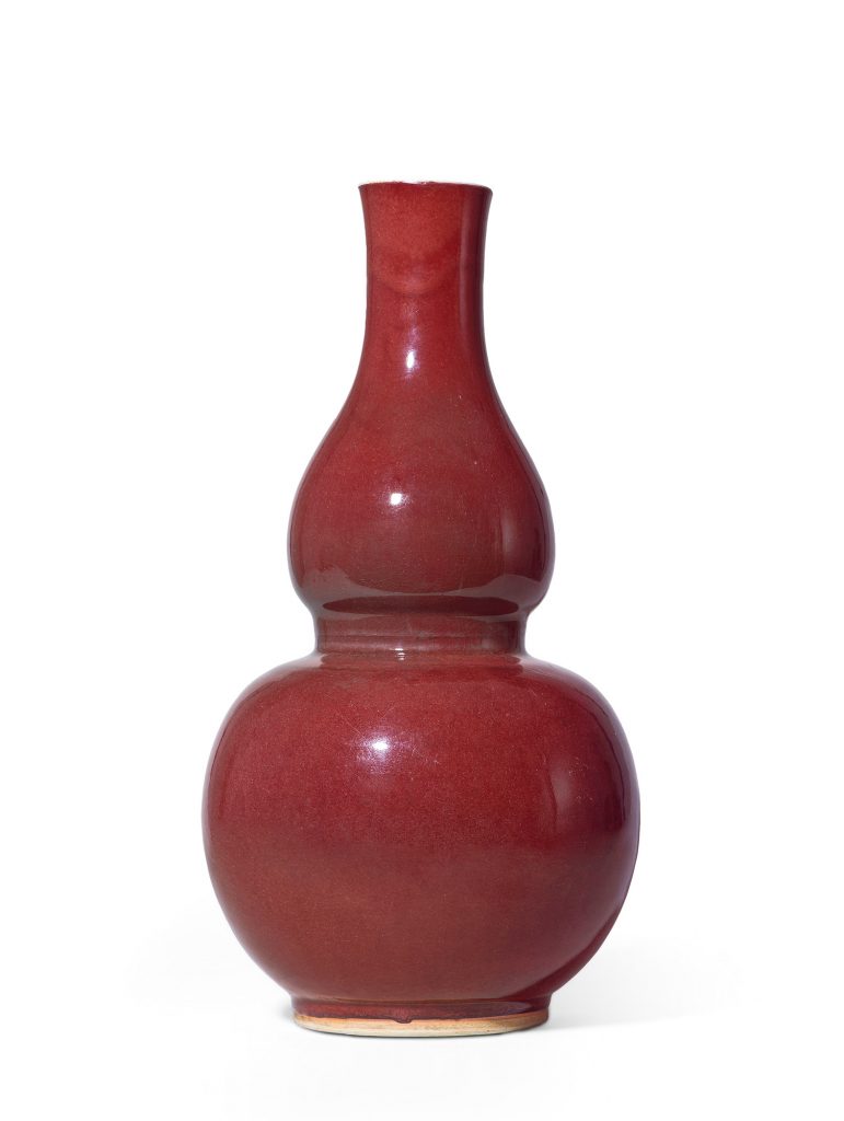 观古—瓷器珍玩工艺品 拍卖信息 Lot 810 18世纪 郎窑红葫芦瓶