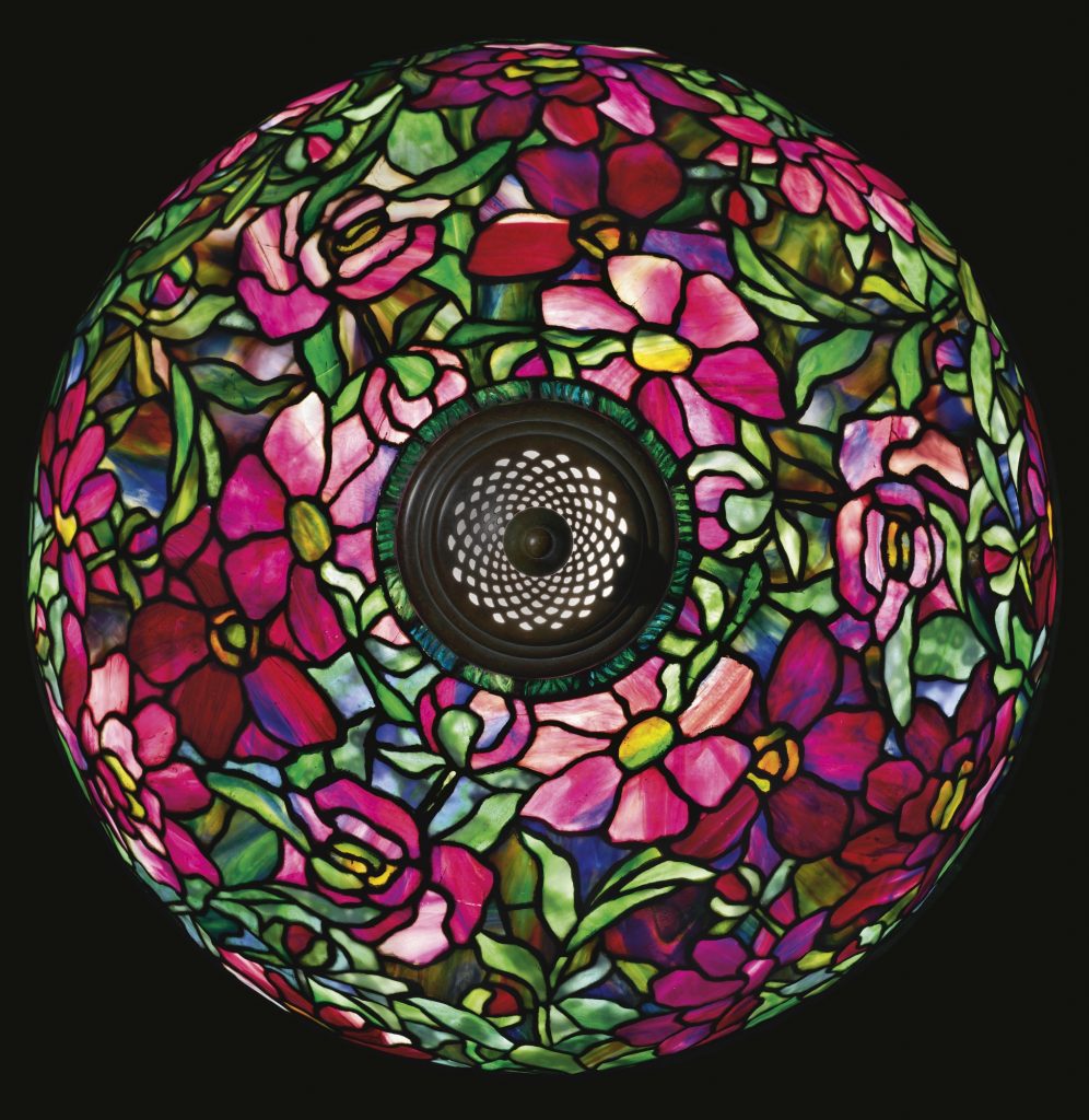 Tiffany Studios AN IMPORTANT "PEONY" TABLE LAMP Estimate 800,000 — 1,200,000 USD LOT SOLD. 746,500 USD 