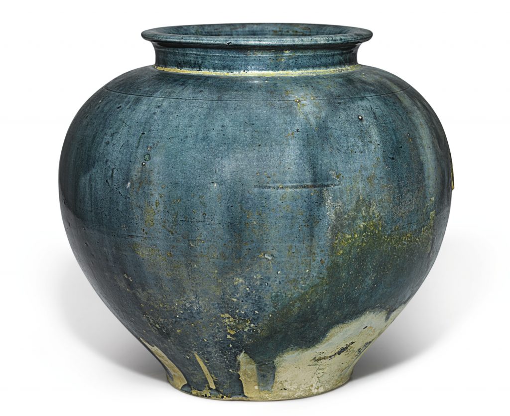 中国艺术品 拍卖信息 Lot 429 唐 蓝釉陶罐