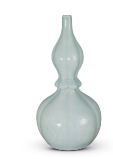  FIG. 1 Hexafoil gourd-shaped with 'sky-blue' glaze vase Mark and Period of Yongzheng National Palace Museum, Taipei