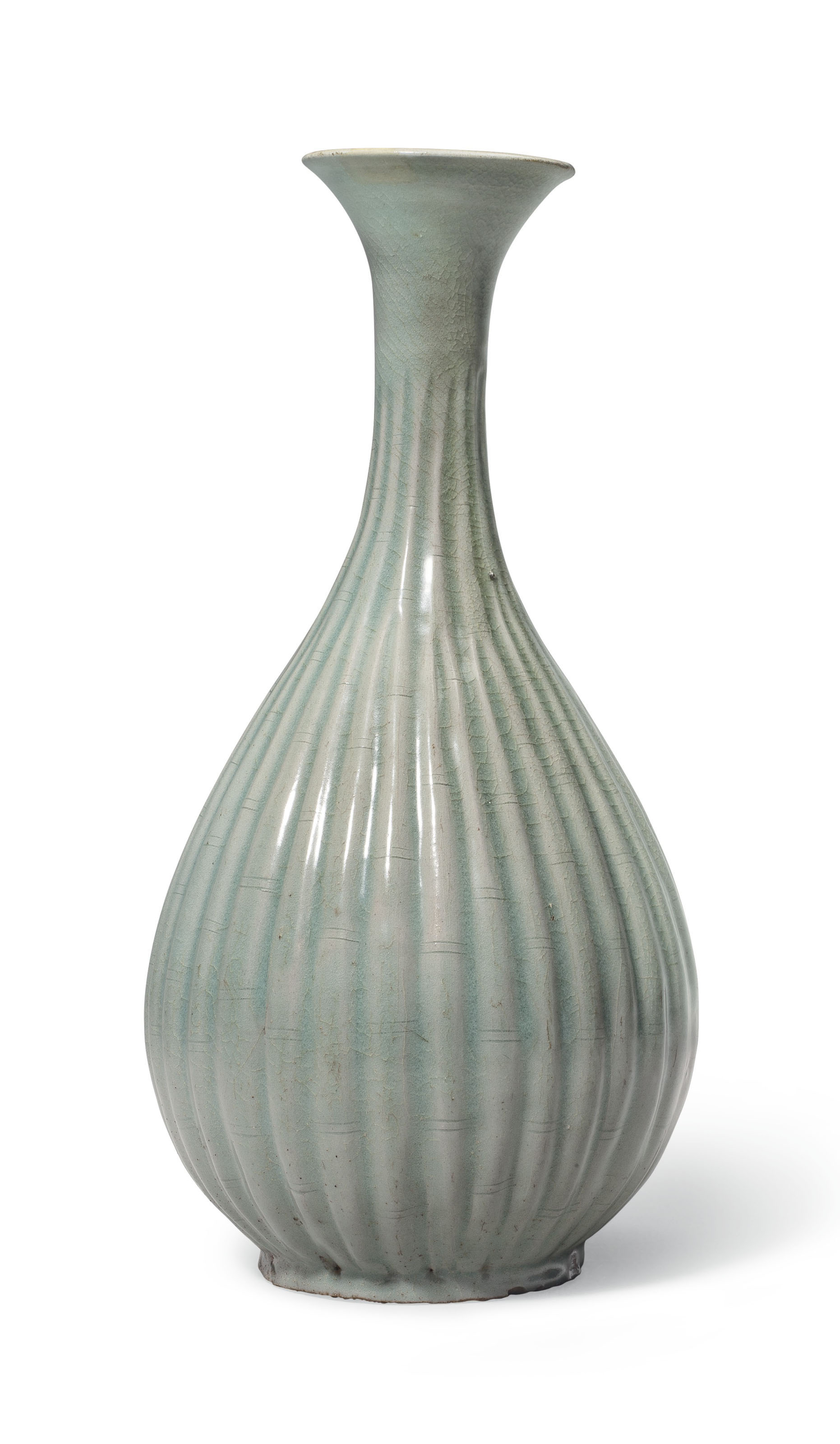 拍品1321 高麗十二世紀 青瓷竹節紋玉壺春瓶