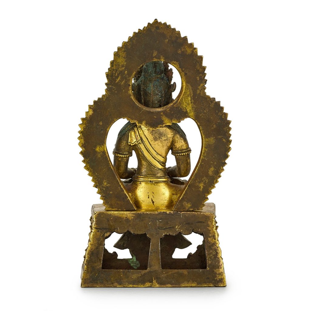 1770 | 清乾隆 鎏金銅無量壽佛坐像 《大清乾隆庚寅年敬造》款