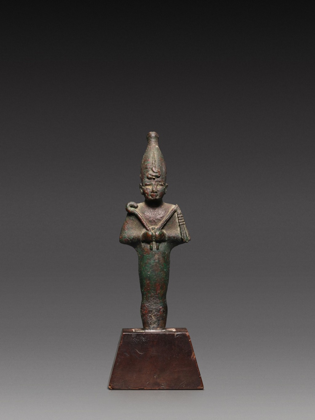 An Egyptian Bronze Figure of Osiris, Third Intermediate Period