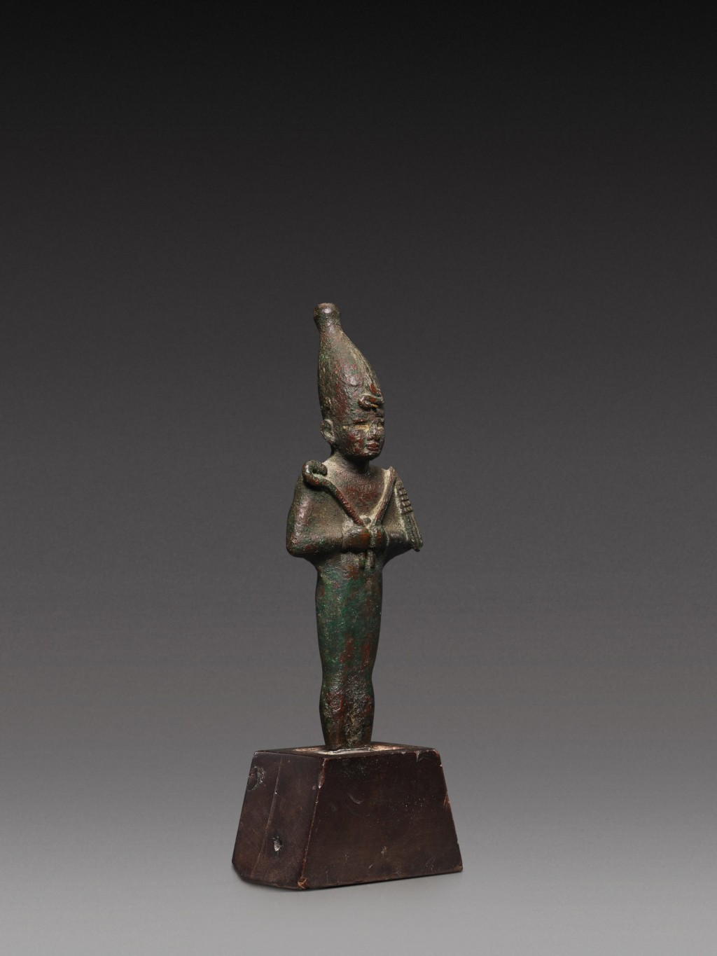 An Egyptian Bronze Figure of Osiris, Third Intermediate Period