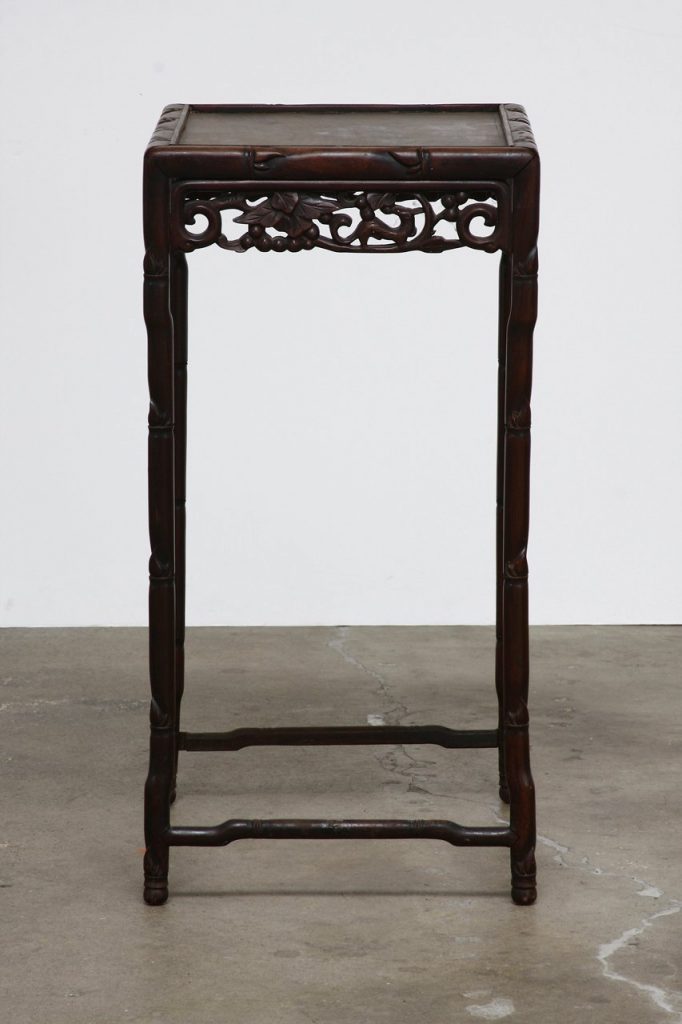 19th Century  Chinese Rosewood Carved Tea Table