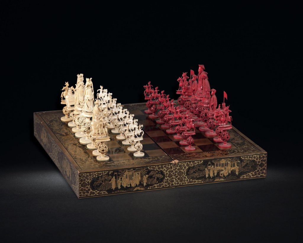  19世纪 象牙国际象棋