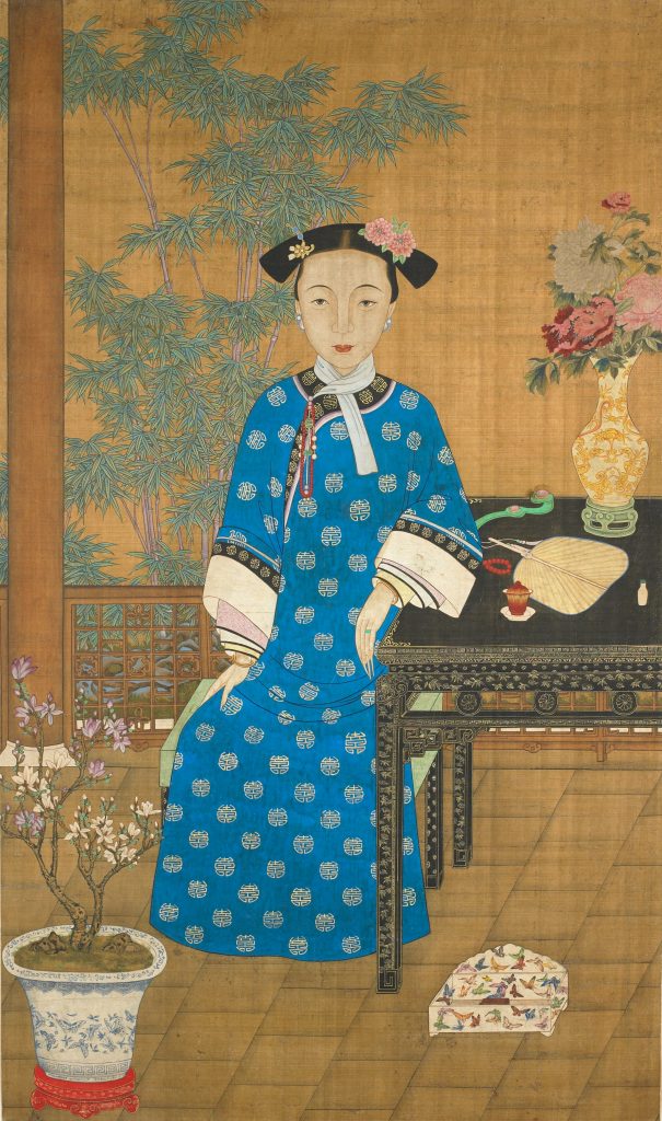 Birthday Portrait of a Young Manchu Lady, c. 1800-1850