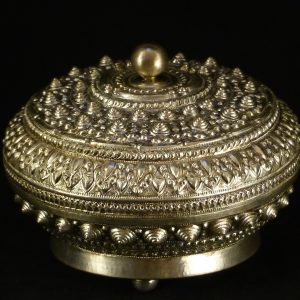 印度 錾银珠宝盒