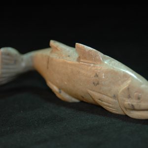 印第安 三文鱼石雕