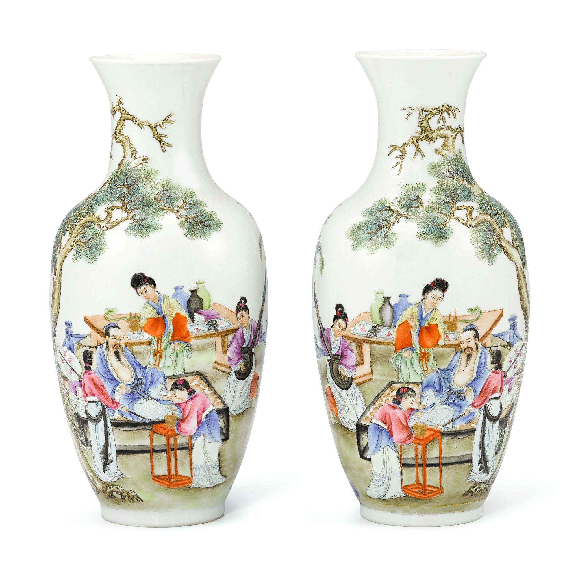 注目ショップ・ブランドのギフト 中国花瓶 特大高さ82cm古美術 松鶴 