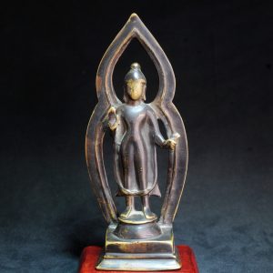 10世纪克什米尔佛造像 莲花手释迦牟尼佛立像 立佛