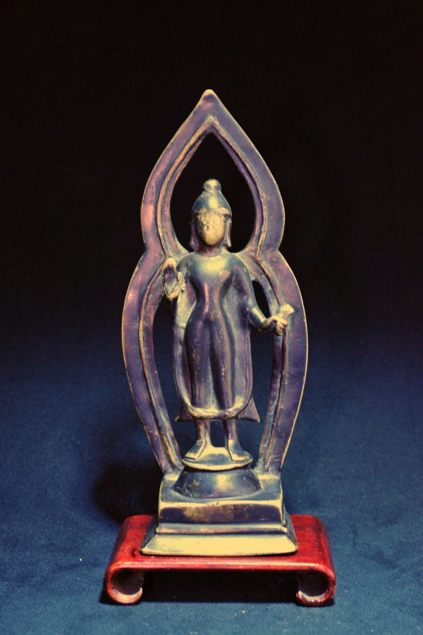 10世纪克什米尔佛造像 莲花手释迦牟尼佛立像立佛