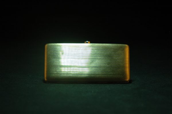 欧洲 维多利亚风格 18K金蓝宝石烟盒