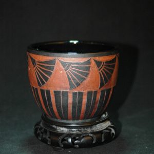 希腊风格刻瓷杯