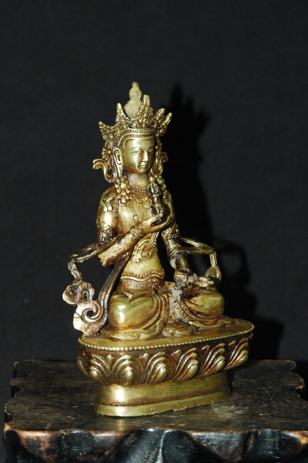 铜鎏金 金刚萨埵密宗佛像