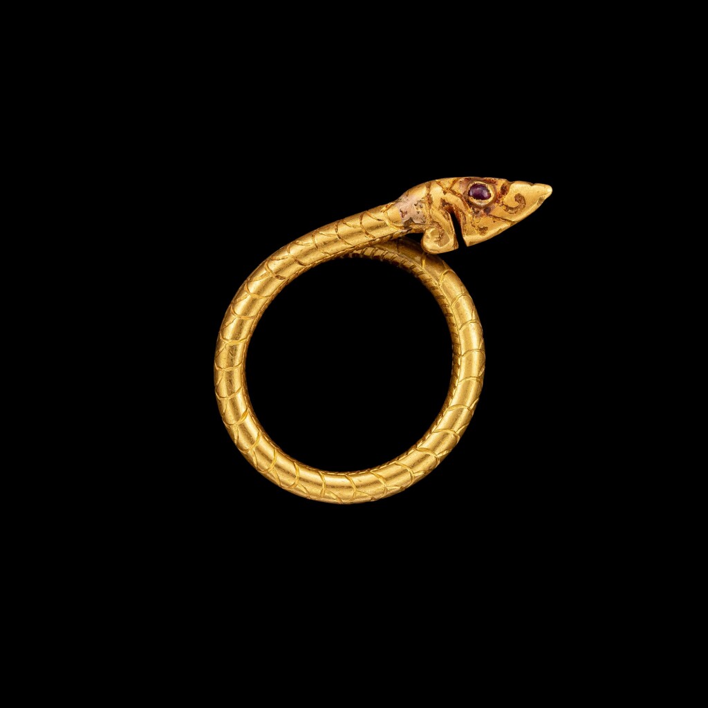 十八世紀或更早 泰北 紅寶石蛇眼戒指