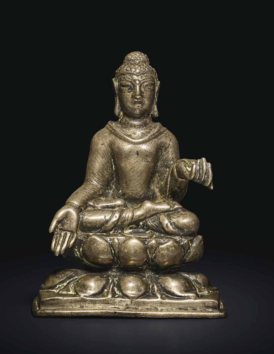 斯瓦特地區　七/八世紀　銅釋迦牟尼佛像