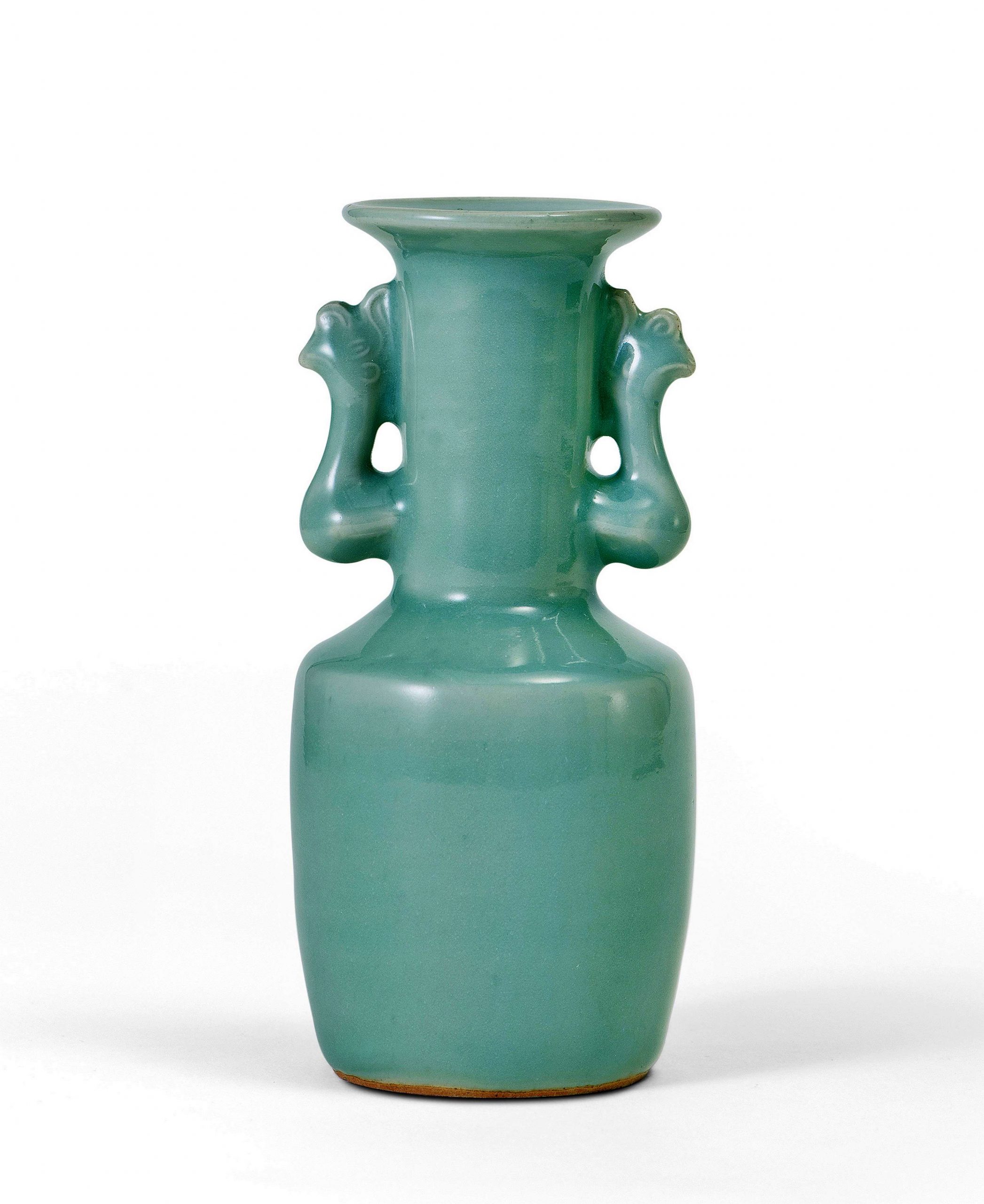 南宋 (Southern Song Dynasty （1127-1279）) 龍泉鳳耳瓶