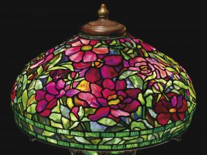 Tiffany Studios AN IMPORTANT "PEONY" TABLE LAMP Estimate 800,000 — 1,200,000 USD LOT SOLD. 746,500 USD