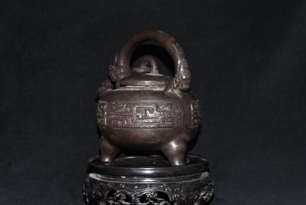清中期 “石某慕古”款 仿青铜器紫砂壶