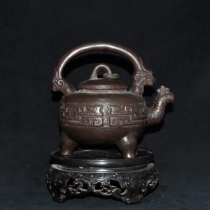 清中期 “石某慕古”款 青铜器紫砂壶