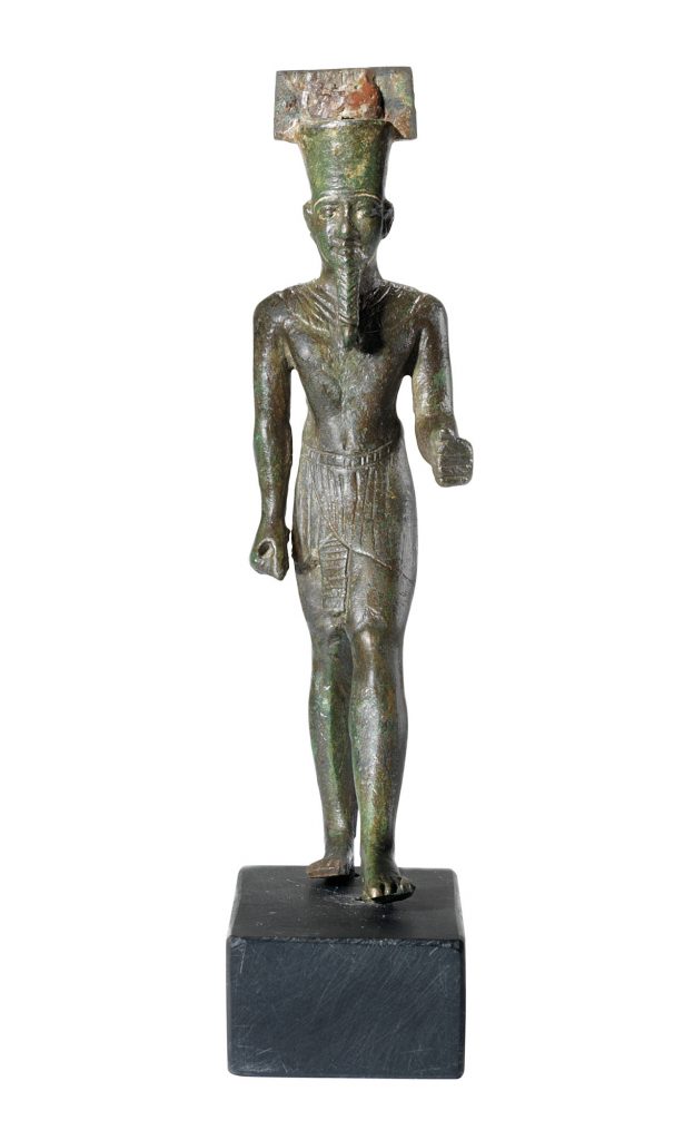 埃及 青銅阿蒙像