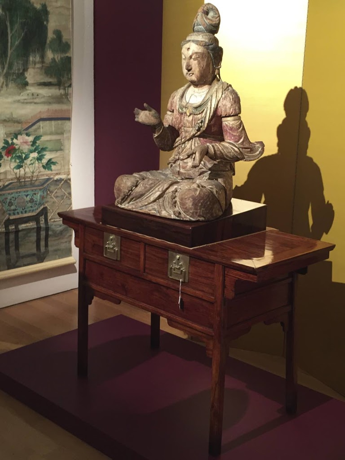 polychrome wood figure of a seated bodhisattva | china | song-jin dynasty (960-1234) this sculpture greeted guests as they entered robert ellsworth’s apartment sold for us$ 1,685,000 | christie’s new york | 17 march 2015 | sale 11418 | lot 58