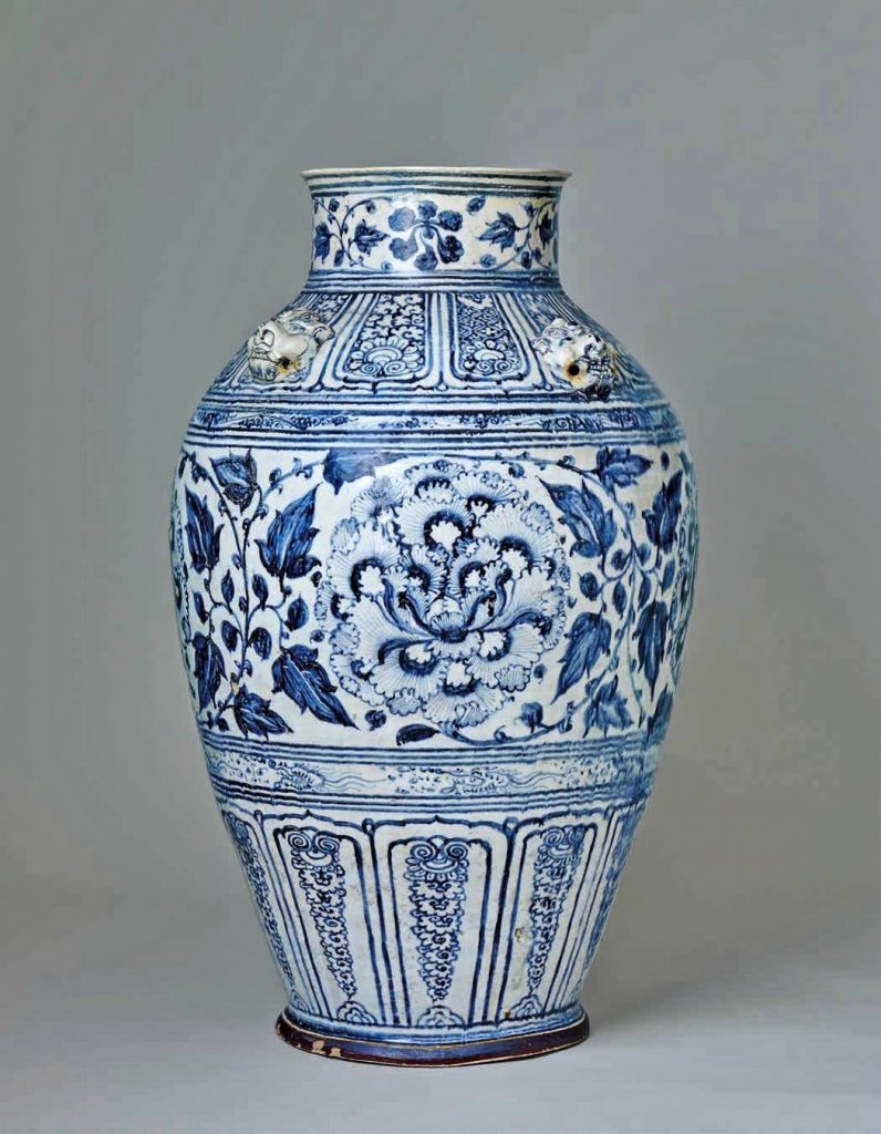 An Important and Massive Blue and White Jar, Lê Dynasty, 15th–16th c. A.D., Vietnam © Zetterquist Galleries Height: 86.5cm
