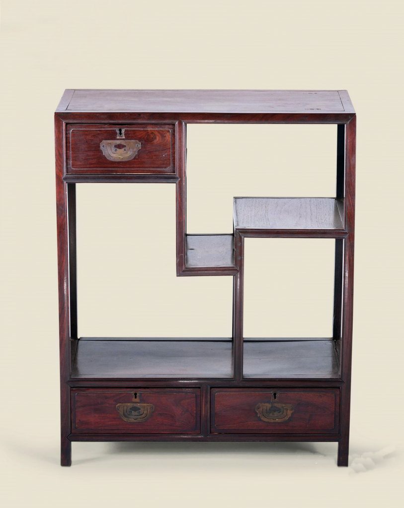 清代（1644-1911） 红木博古柜