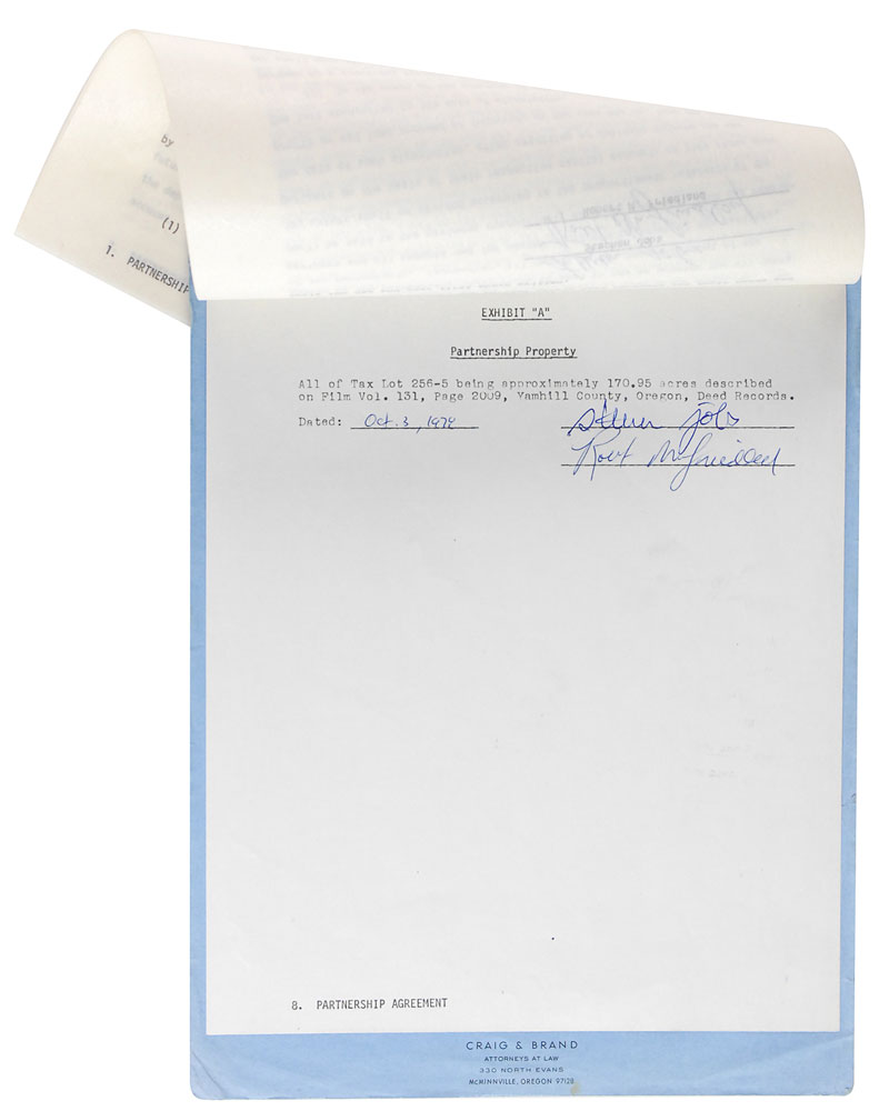  1978 乔布斯签字商业投资文件 