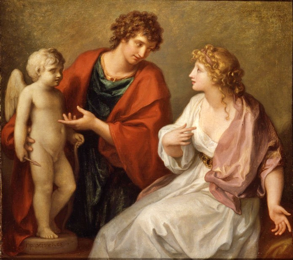 Praxiteles Giving Phryne his Statue of Cupid